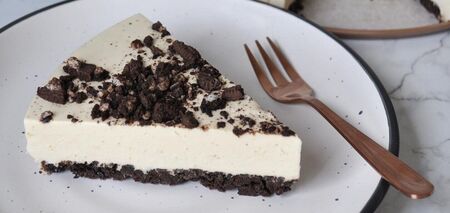 Spectacular Oreo cheesecake instead of dough cakes: it's easy to make