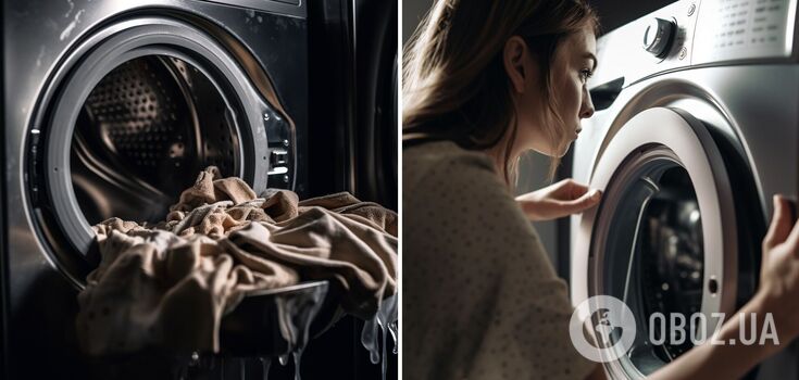 How long wet laundry can be left in the washing machine and what are the consequences