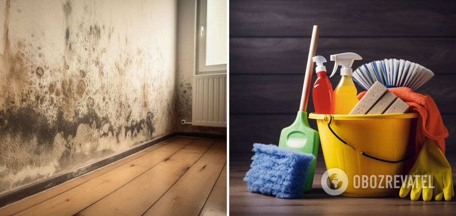 How to get rid of mold on walls: folk methods