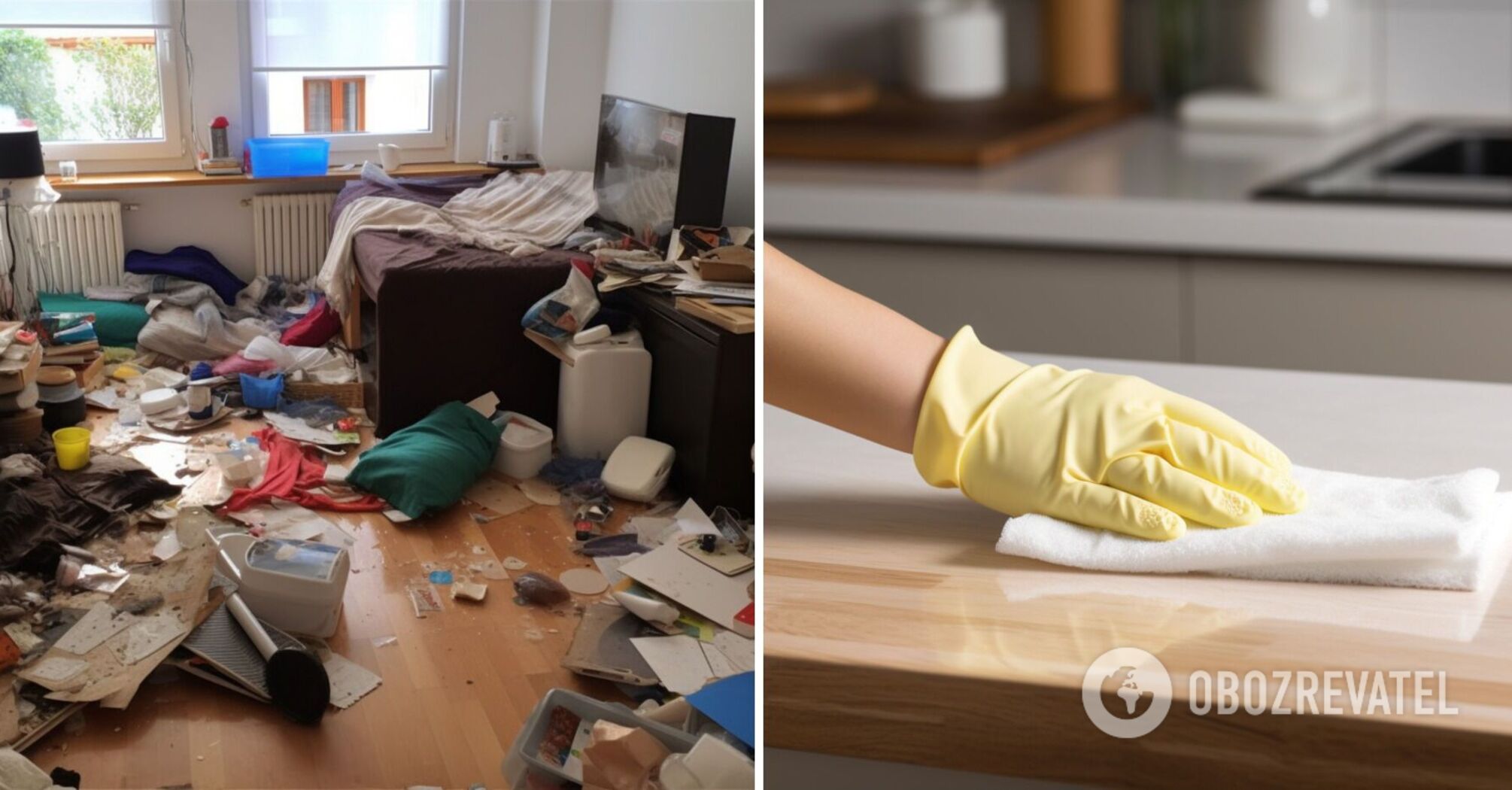 What you should not do during cleaning: the house will become even dirtier
