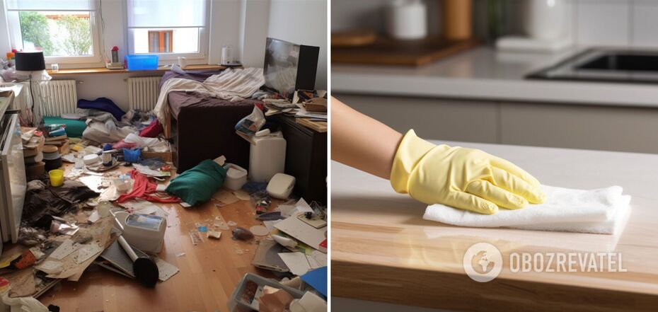 What you should not do during cleaning: the house will become even dirtier
