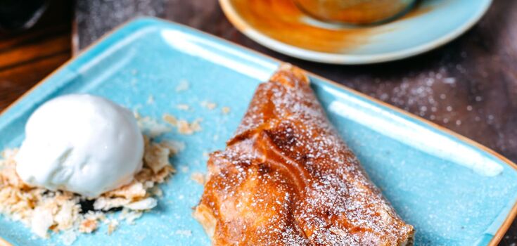 Strudel with three fillings: a perfect pie to satisfy the whole family