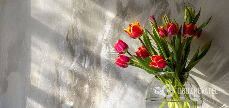 Jak zachować świeżość tulipanów na dłużej: jaki wazon wybrać