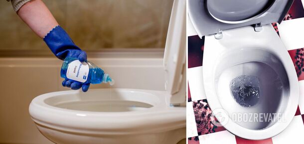 How to clean a clogged toilet bowl in a minute: an affordable life hack