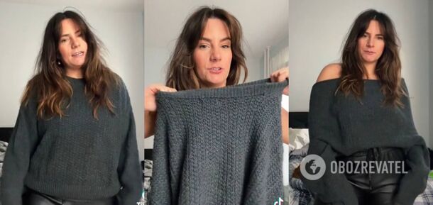 How to give a second life to a sweater and create a stylish look: an unusual life hack conquered the network