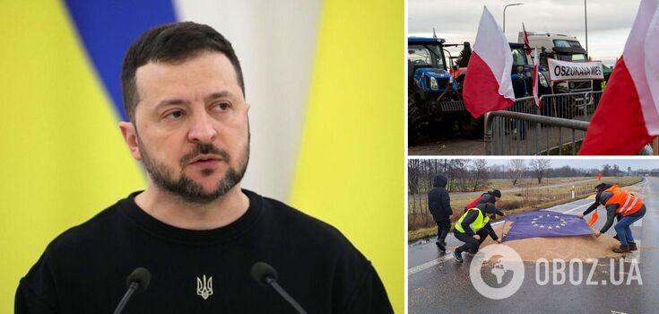 The situation at the border: Zelensky told about the government's actions if the problems with Poland are not resolved