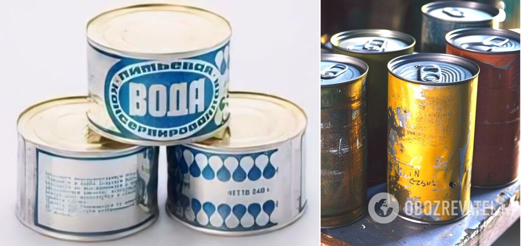 Why water was canned in the USSR: what it tasted like