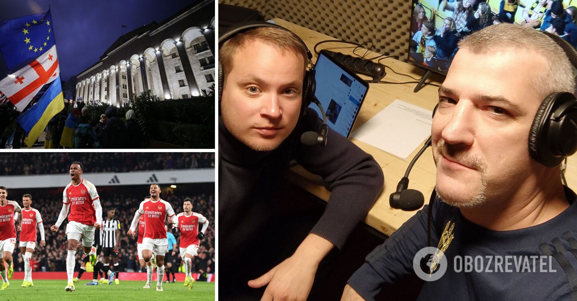 "Low bow to Ukrainians". The Georgian commentator made a powerful speech in support of Ukraine at the EPL match. Video