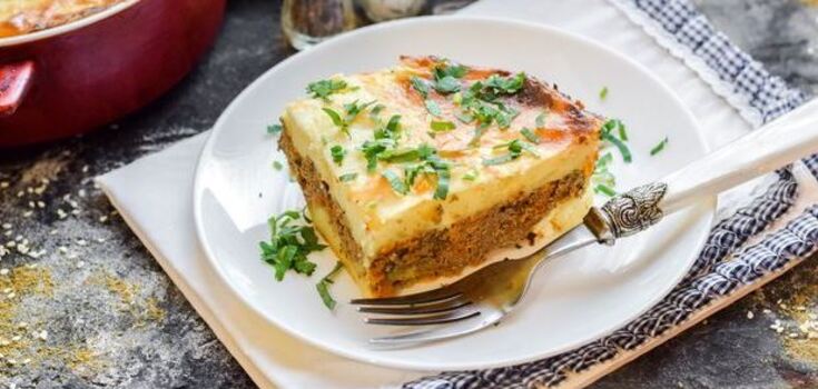 The recipe for the casserole