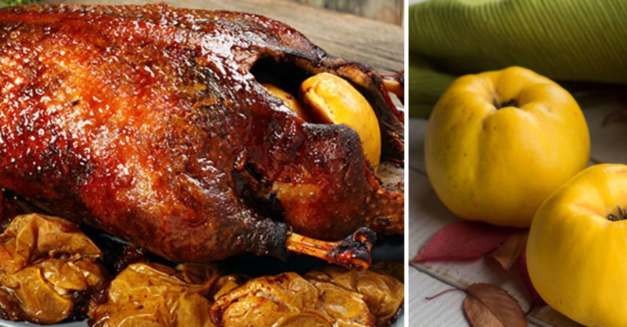 Качка з яблуками або айвою: проста страва не тільки для свят