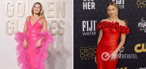 5 most spectacular looks of Margot Robbie in which she came for an award, but others won