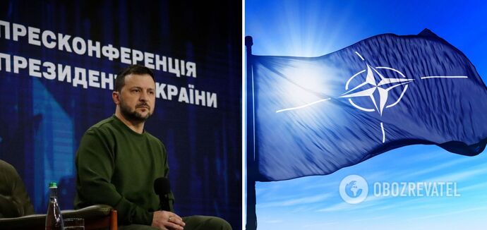 Od kogo zależy zaproszenie Ukrainy do NATO: Zełenski wymienia dwa kraje