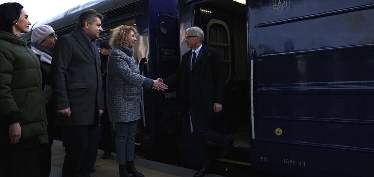 The Prime Minister of Bulgaria arrived in Kyiv on a visit. Photo