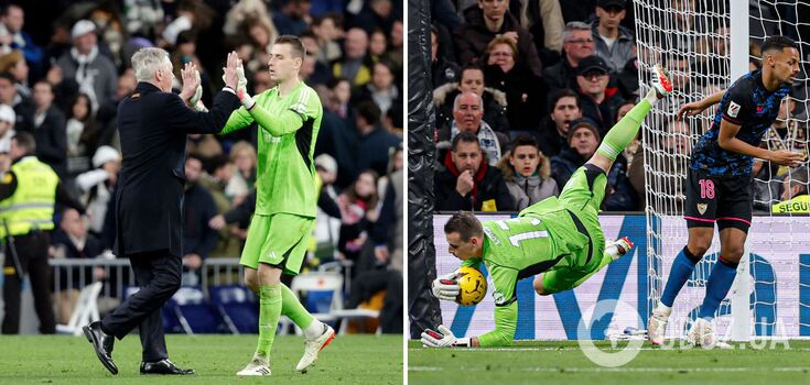 "We won thanks to you": Real Madrid coach addressed Ukrainian Lunin after the match
