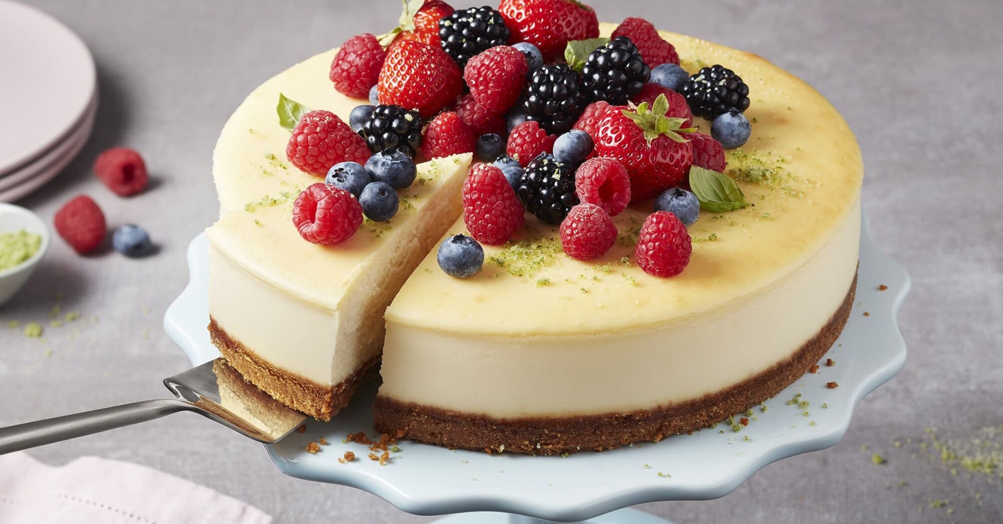 Recipe for berry cheesecake
