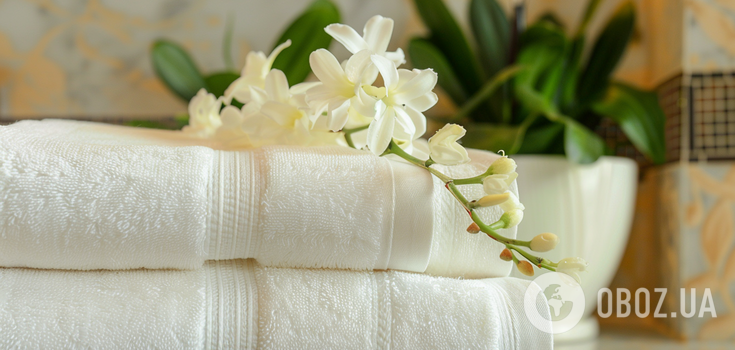 How to wash towels to keep them white and fluffy: many hotels use this trick