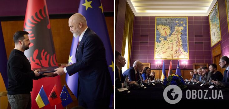 Zelenskyy meets with the Prime Minister of Albania as Ukraine-Southeast Europe summit kicks off in the capital. Video and all details