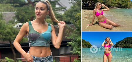 Najseksowniejsza karateka na Ukrainie rozebrała się na plaży w Malezji i zrobiła furorę swoimi zdjęciami w bikini