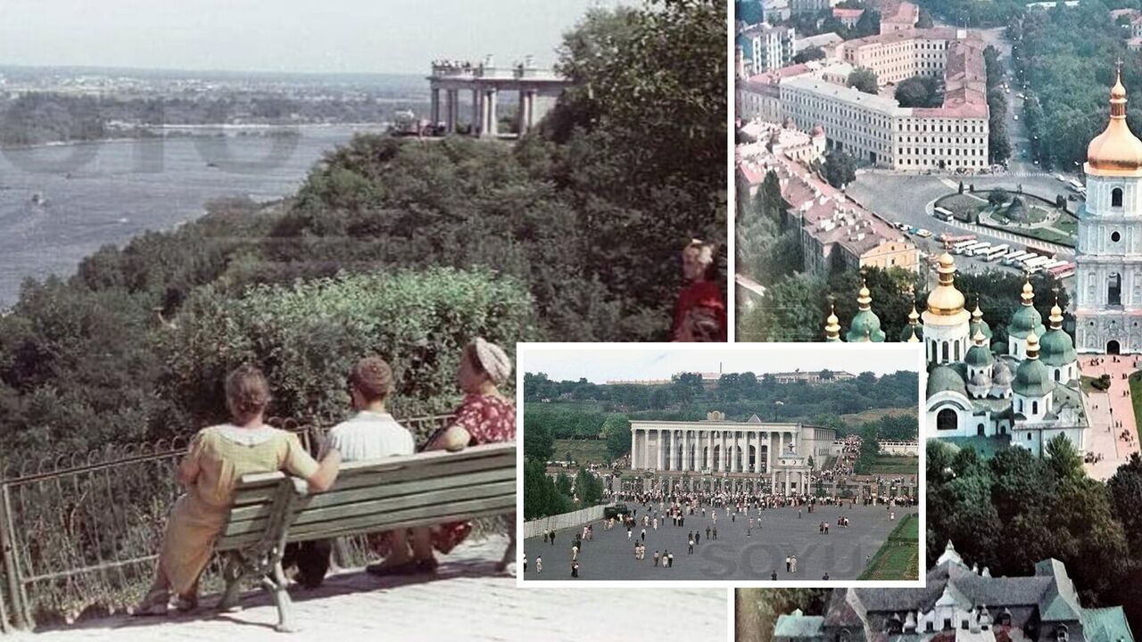 Color photos of Kyiv in the 50s