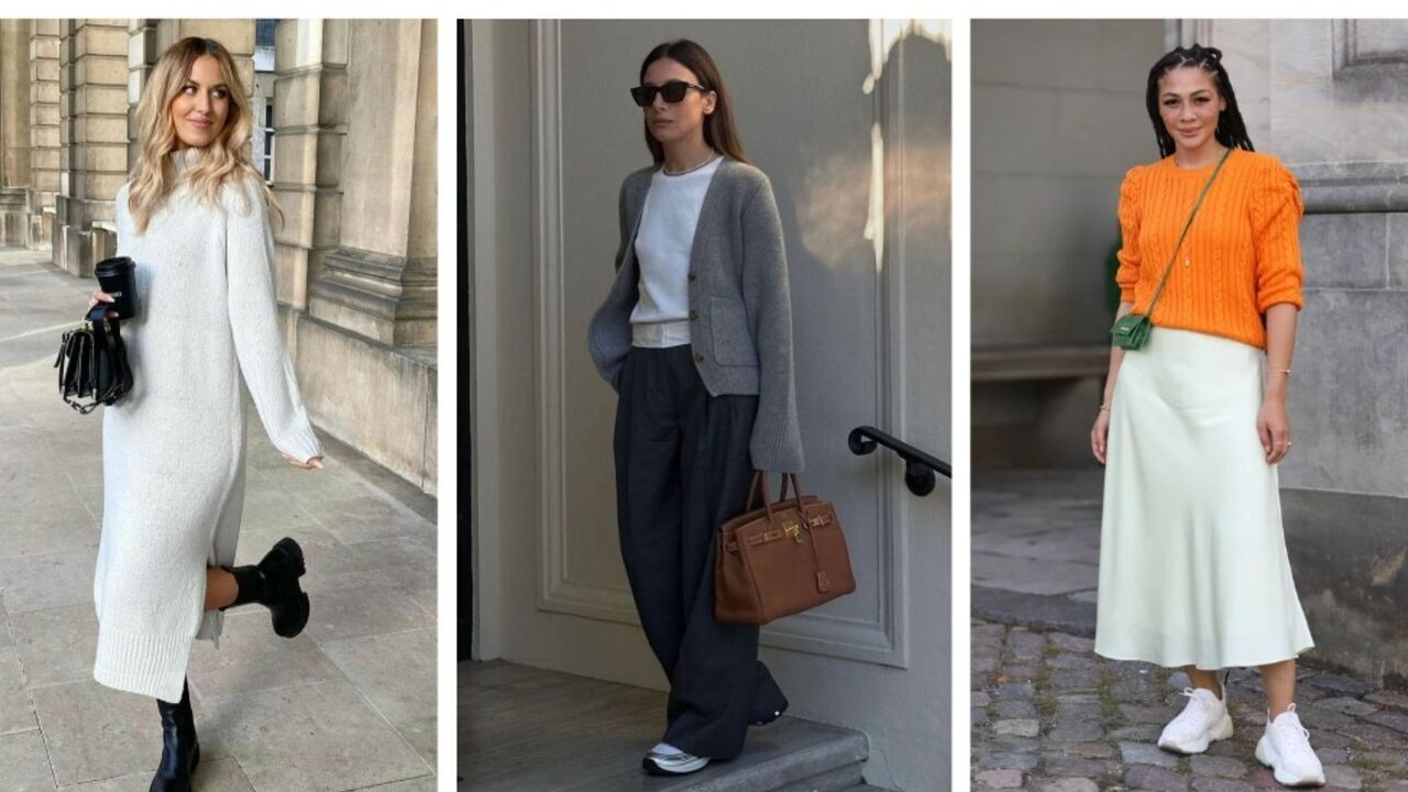 7 anti-trend outfits worn by women in London, Paris and Stockholm. Photo