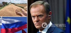 Polska rozważa zakaz importu zboża z Rosji: Tusk ujawnia stanowisko rządu