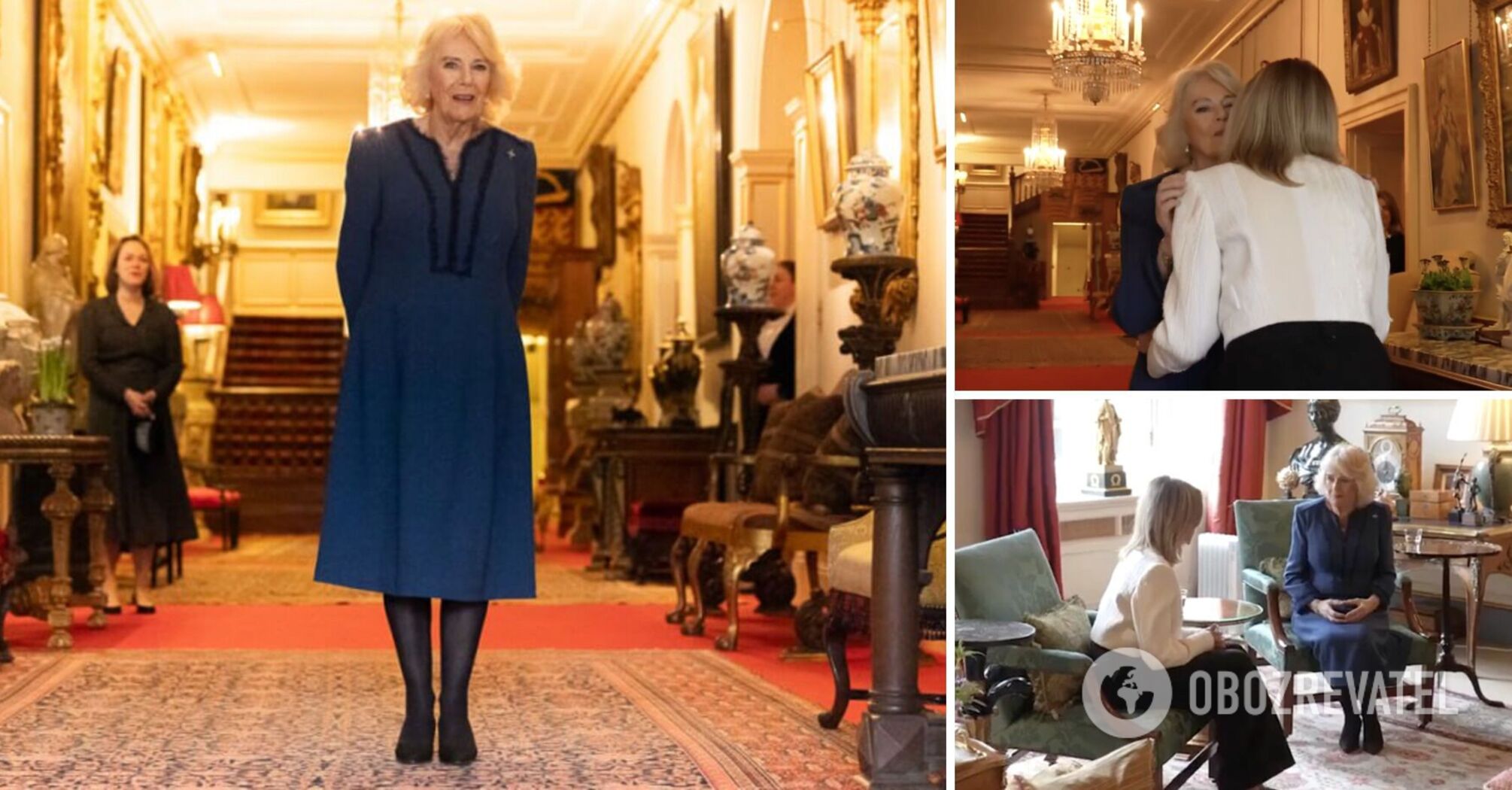 Zelenska met with Queen Camilla and thanked her and the entire royal family for their strong support of Ukraine in the war with Russia. Photos