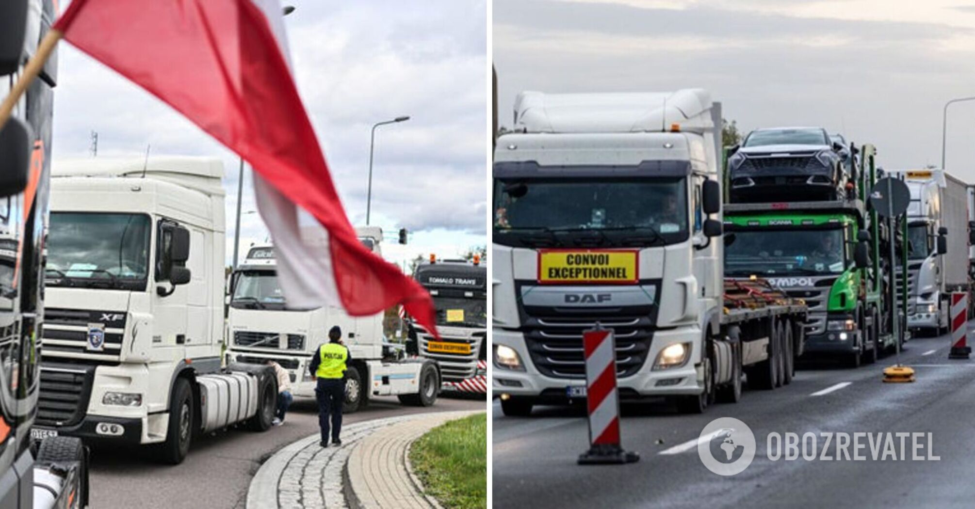 Which country will suffer more from the complete closure of the border between Poland and Ukraine