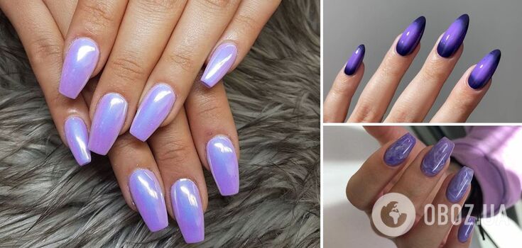 Wszystkie odcienie fioletu. Ponad 10 modnych opcji manicure tej wiosny