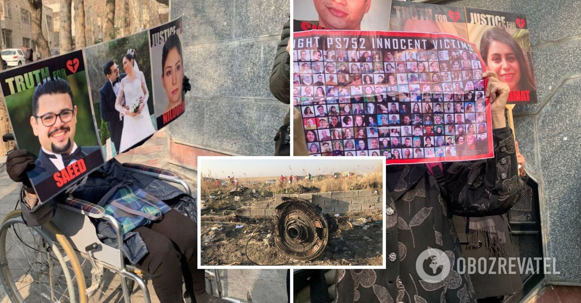 Rodziny zmarłych pasażerów samolotu UIA zestrzelonego przez Iran zorganizowały wiec w Teheranie, ale zostały rozpędzone przez siły bezpieczeństwa. Zdjęcia i wideo