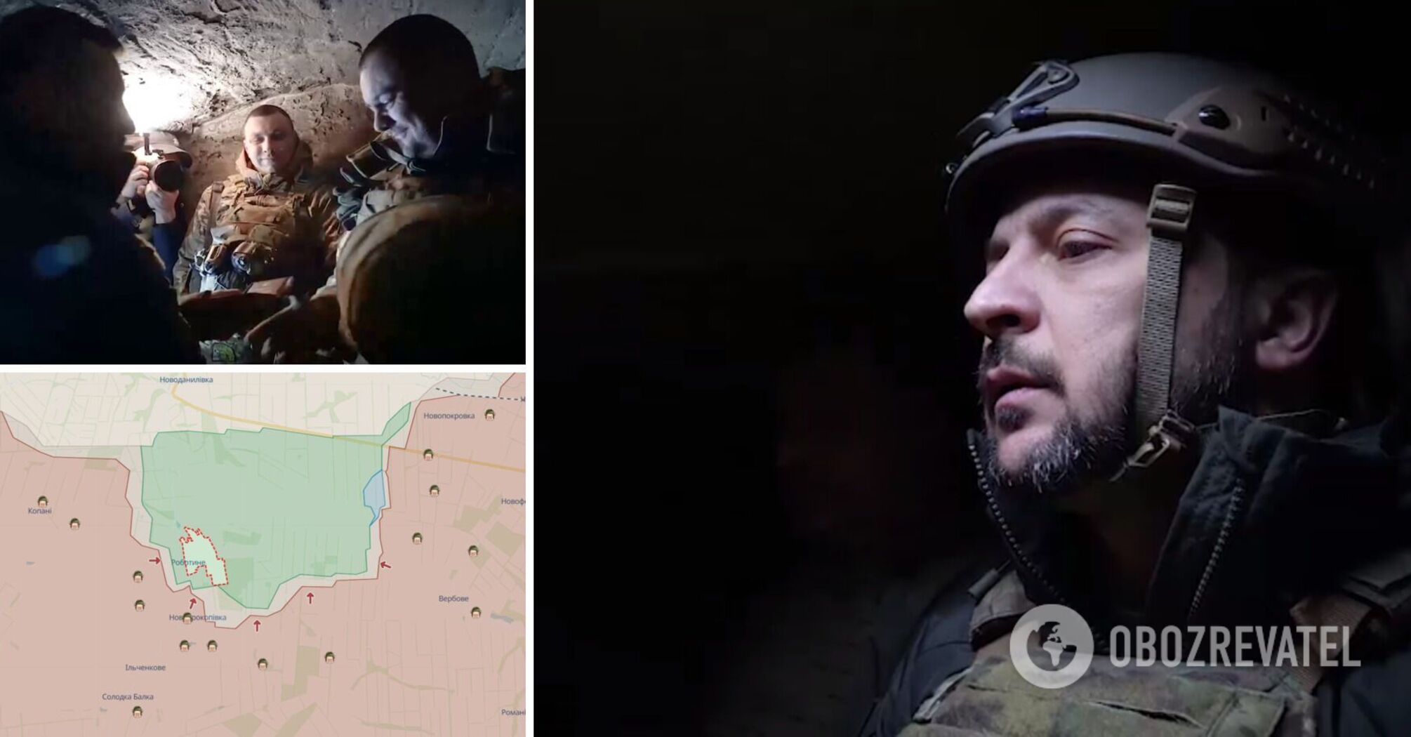 Zelensky arrived in Robotyne, Zaporizhzhia: video with soldiers appeared