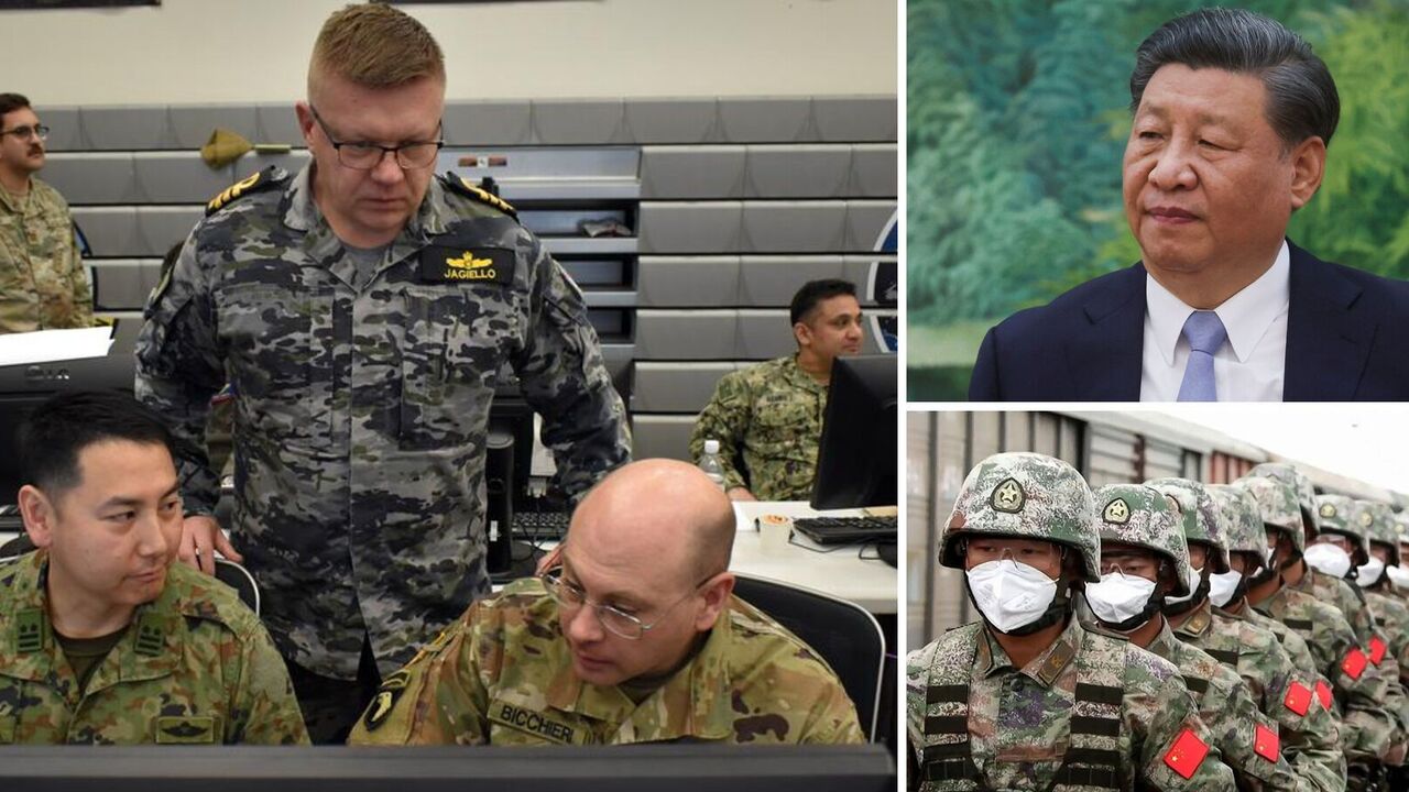 China was named the enemy in the Keen Edge exercises
