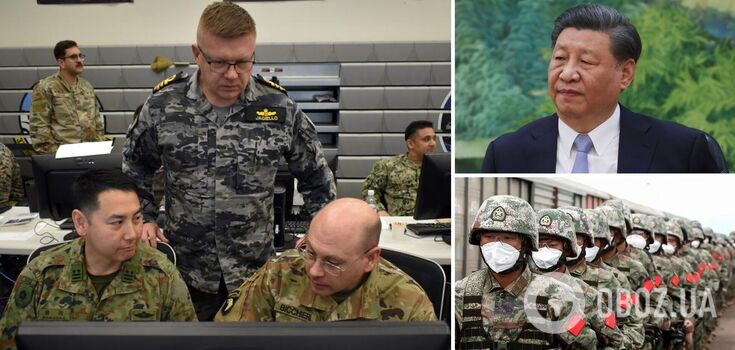 China was named the enemy in the Keen Edge exercises