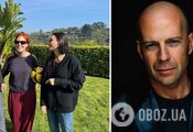 Demi Moore shared a rare photo of critically ill Bruce Willis: the stars celebrated their daughter's 30th birthday