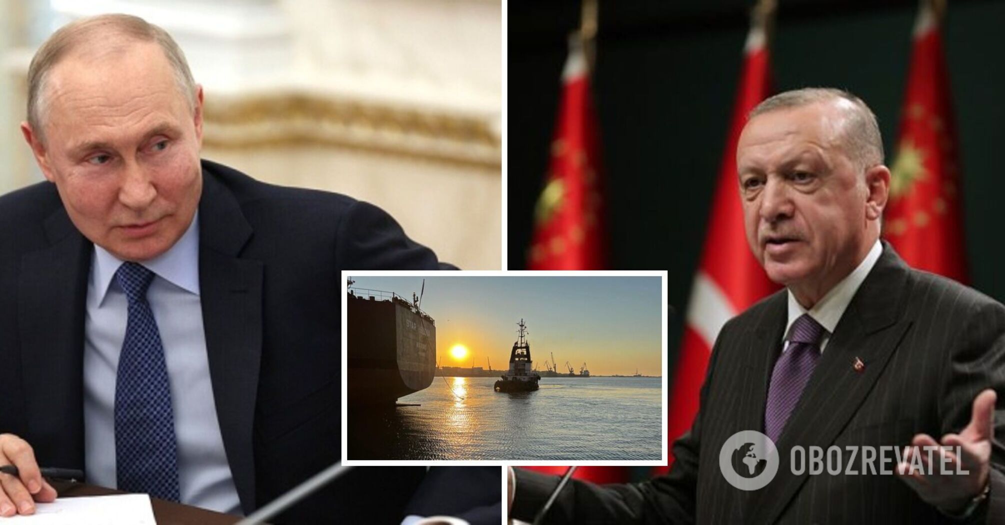 Erdogan i Putin omówią nowy mechanizm eksportu ukraińskiego zboża: szczegóły