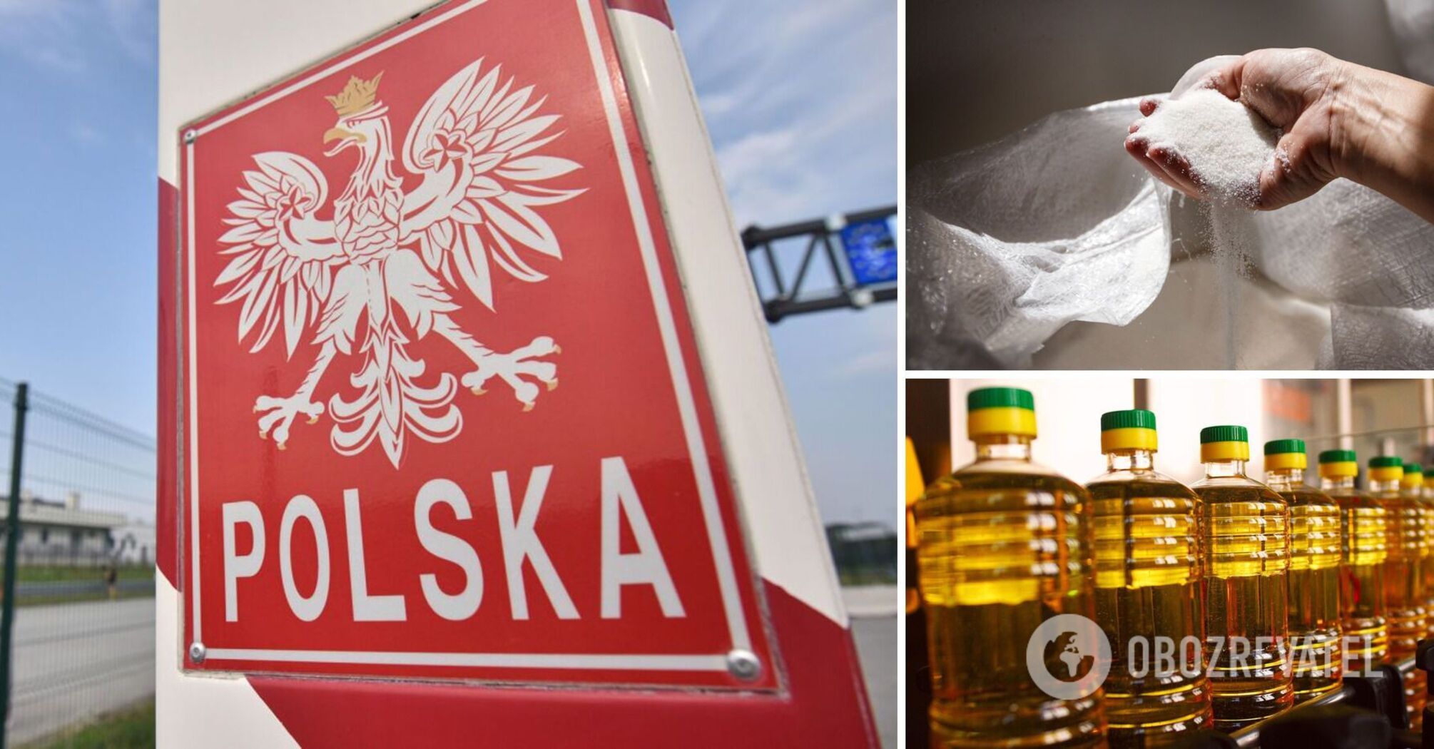 Poland wants to limit the supply of sugar and oil from Ukraine