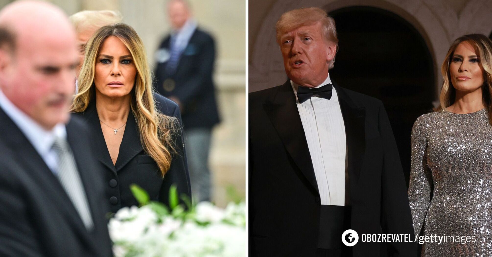 Melania Trump seen in public for the first time since her mother's funeral: she was spotted at a party. Photo
