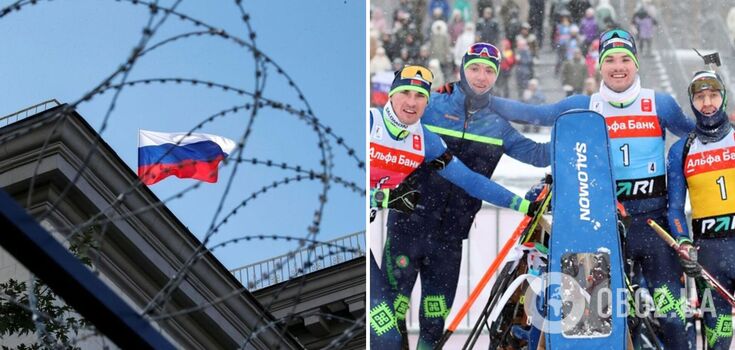 "In order not to look like fools": Russians banned the Belarusian biathlon team from participating in the race of the "alternative Olympic Games"