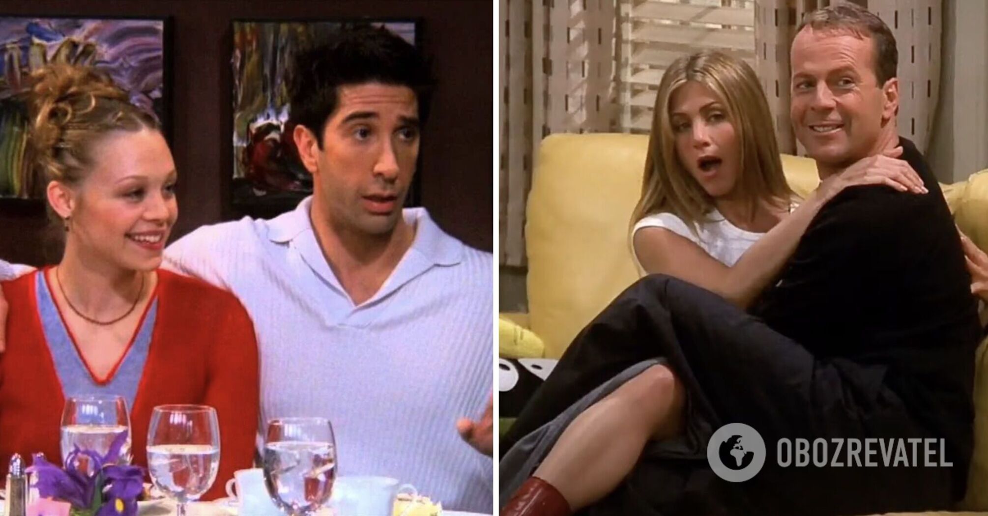 Friends fans named the "creepiest" couples in the series: one was a teacher, the other saw his beloved grow up