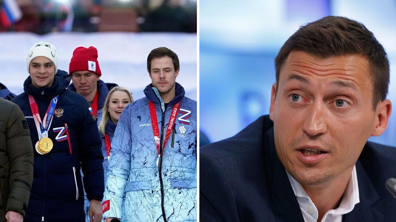 Russian Olympic champion says Russians "treat everyone with great love" and "love life"