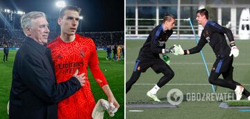 'It's an idea and a plan': Ukraine's goalkeeper answers questions about his desire to leave Real Madrid for the first time