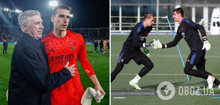 "It's an idea and a plan": Ukraine's goalkeeper answers questions about his desire to leave Real Madrid for the first time