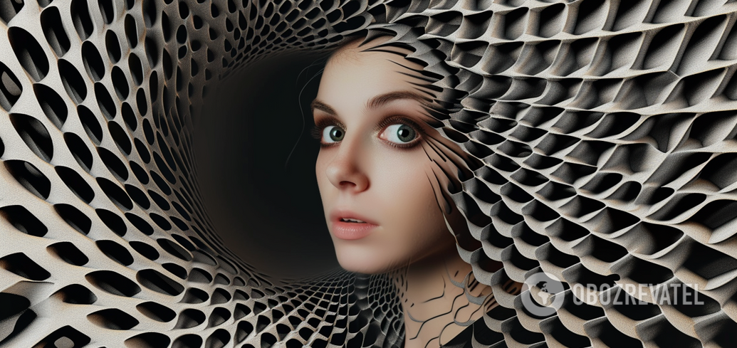Four women in the picture, but only the most attentive will see them: a complex optical illusion