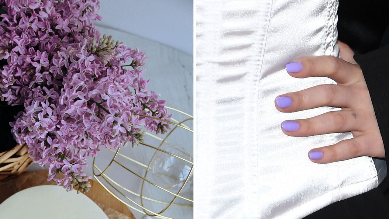 Lilac is the new black. Selena Gomez's manicure became an unexpected trend in February