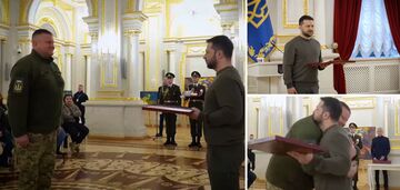 Zelenskyy touchingly presented the Hero of Ukraine to Zaluzhnyi: emotional footage