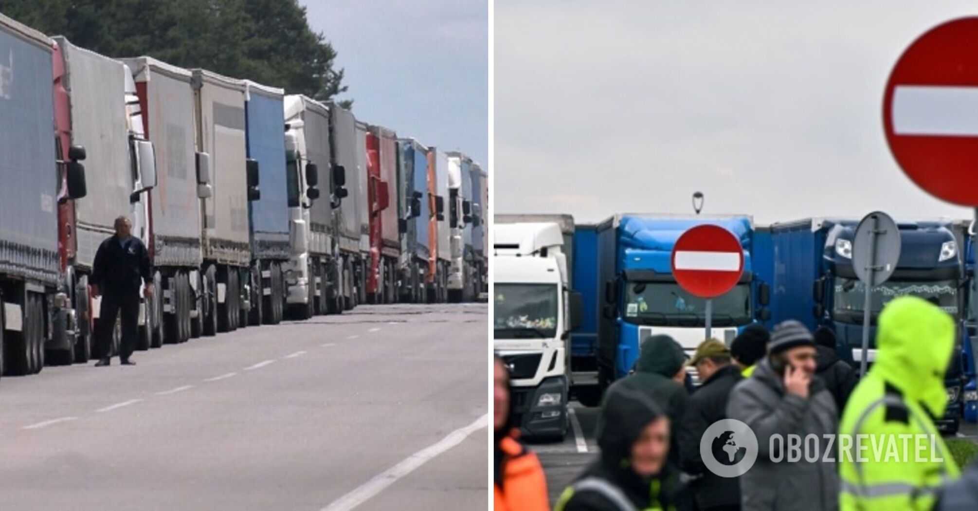 Blokada granicy zaostrzyła się: Polacy całkowicie zablokowali ważny punkt kontrolny dla ciężarówek