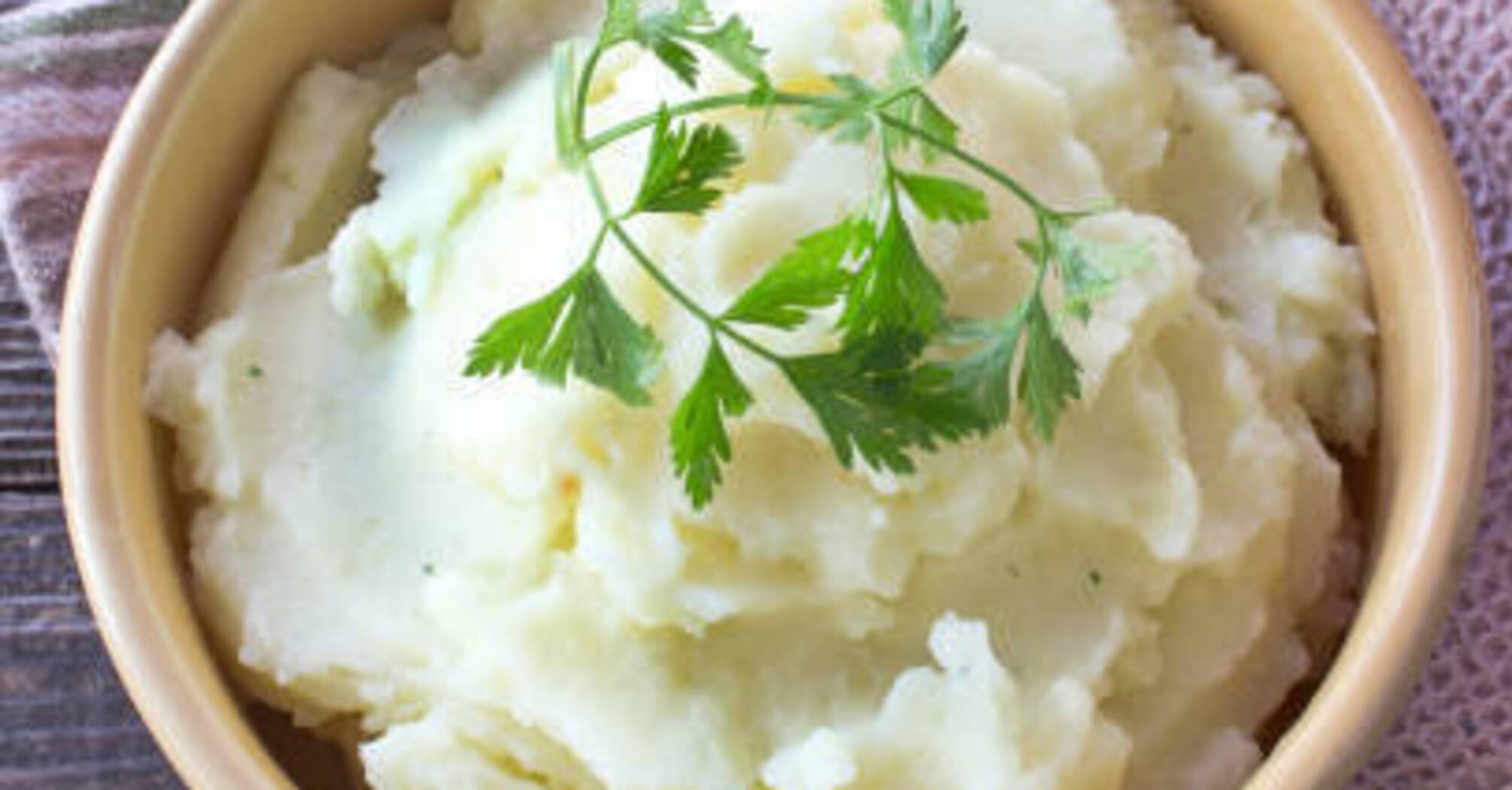 Delicious mashed potatoes