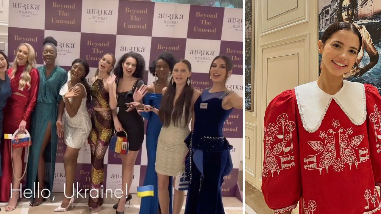 "Glory to Ukraine!" The participants of Miss World 2023 recorded a touching video, and Sofia Shamiya impressed with a symbolic image