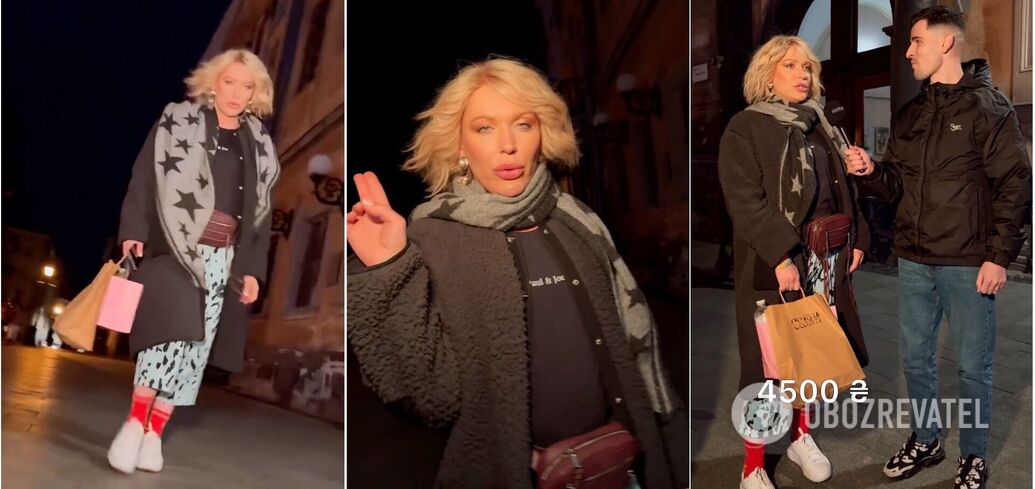 Adidas pants, red socks, and a bag worth $180: caught off guard, Monroe appeared in a video