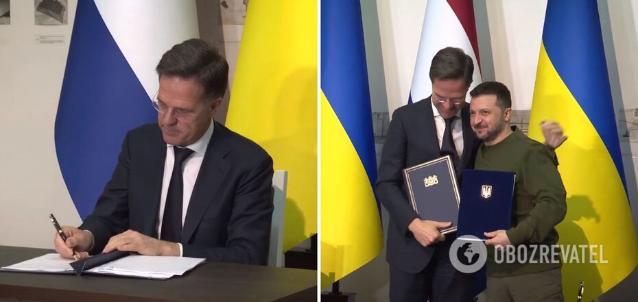 Podpisanie umowy z Holandią