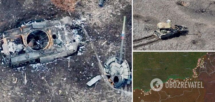 To były czołgi i transportery opancerzone: generał Tarnawski pokazał stosy zniszczonego rosyjskiego złomu. Zdjęcie